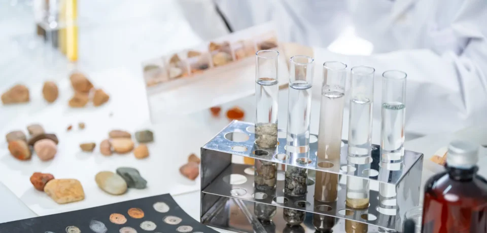 Laboratoř pro testování těžkých kovů a kontaminantů