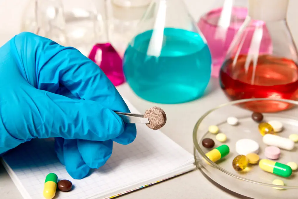 Pharmaceutical quality control laboratory analysis